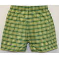 Boxer Short Flannel Green Yellow